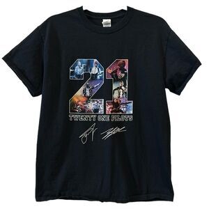 21 Pilots Medium Band Tee T-shirt Gildan​​​​​​​​